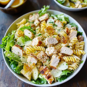 Chicken Caesar Pasta Salad Recipe