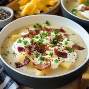 Creamy Potato Soup with Bacon Recipe