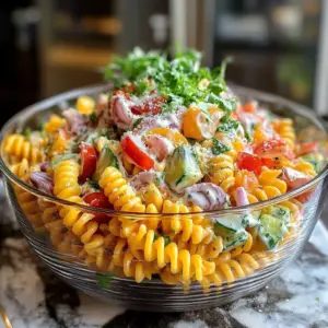Layered Pasta Salad