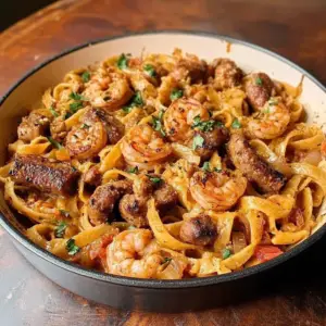 Creamy Cajun Shrimp Pasta