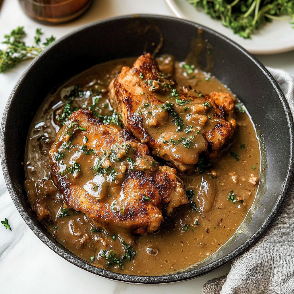 Smothered Pork Chops Recipe