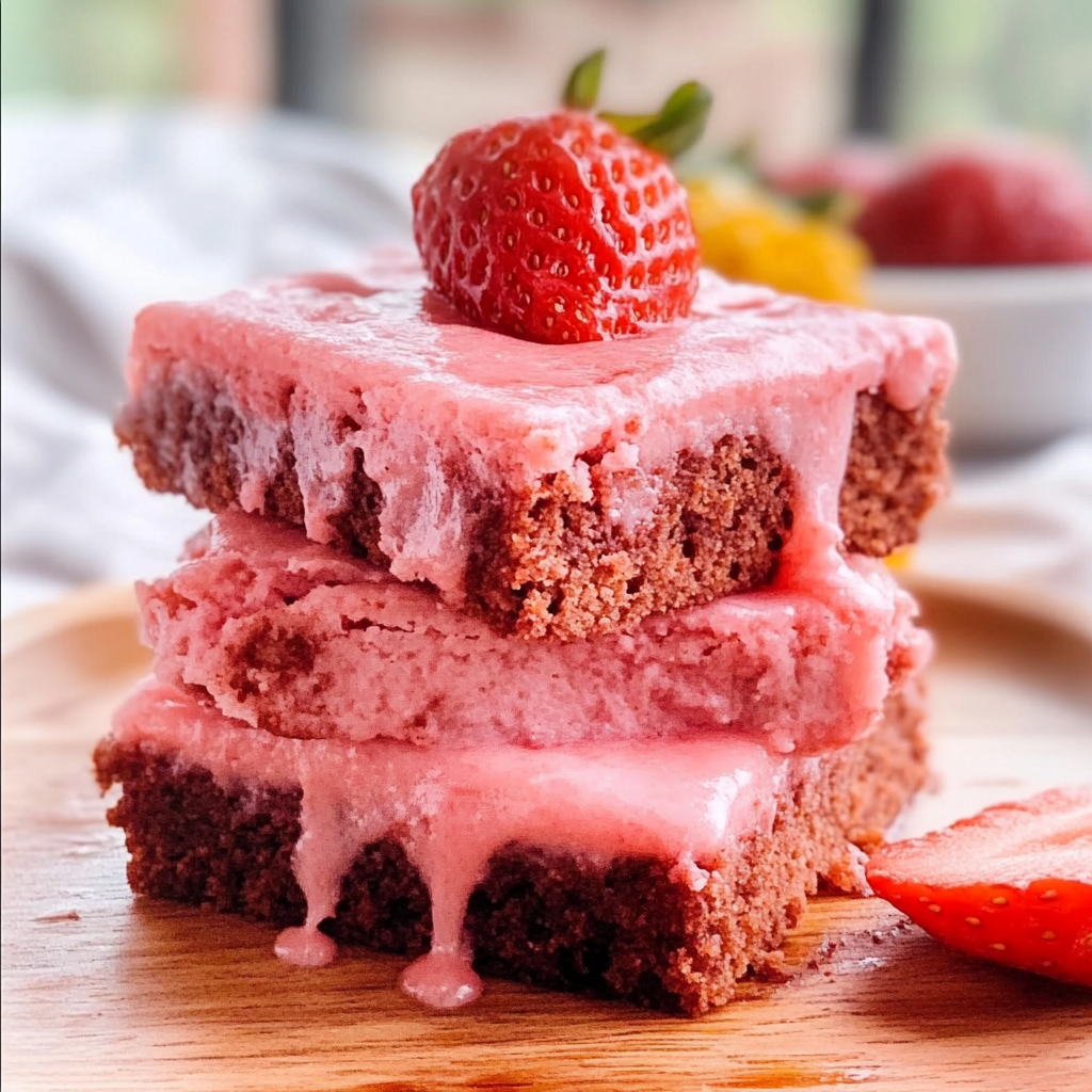 Strawberry Brownies