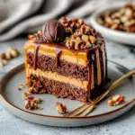 Irresistible Turtle Caramel Cake