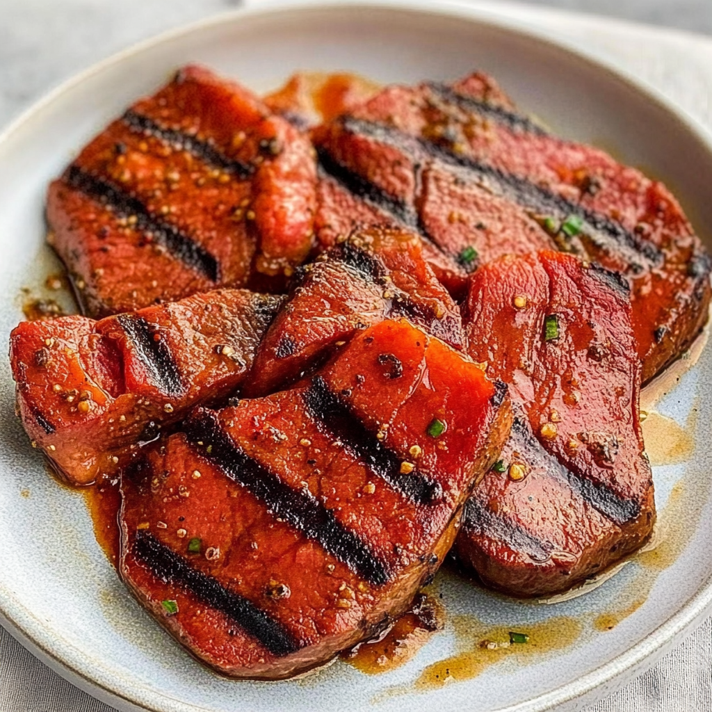 Grilled Watermelon Steaks Recipe