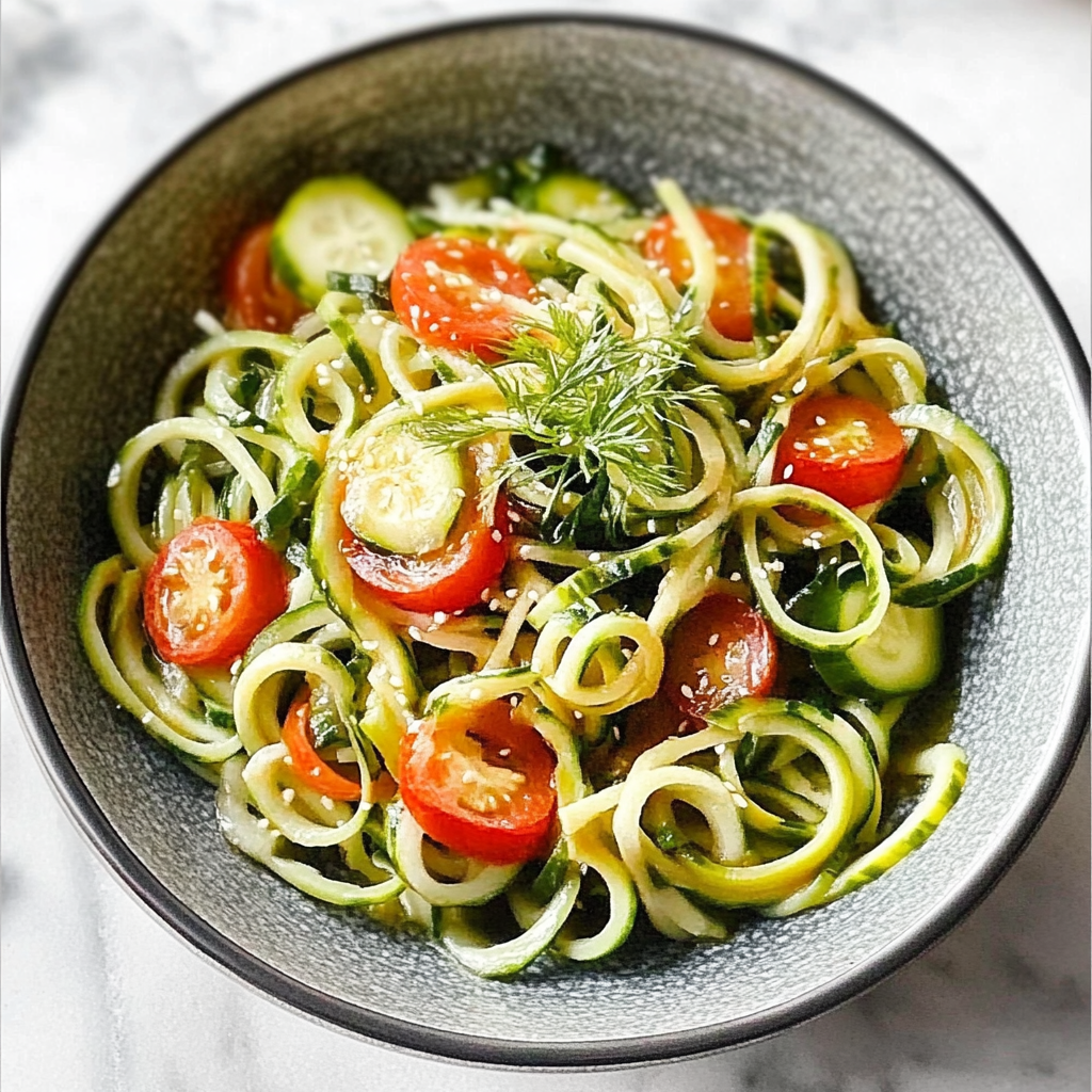 Zoodles with Summer Vegetables Recipe