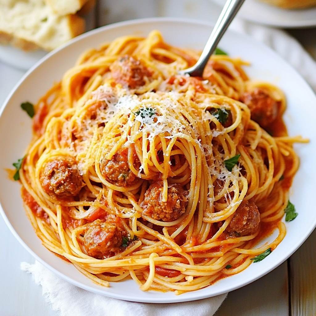 Instant Pot Spaghetti and Meatballs Recipe