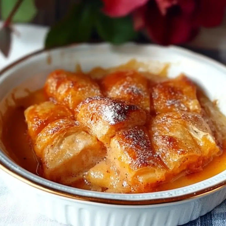Easy Peach Cobbler Dumplings Recipe