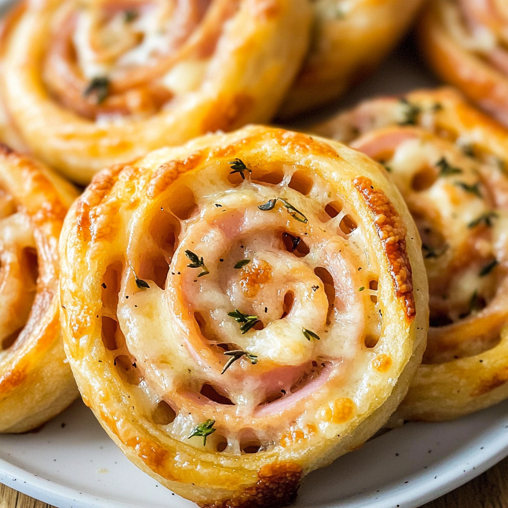 Baked Ham And Cheese Pinwheels Recipe