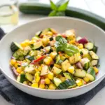 Corn & Zucchini Salad Cups