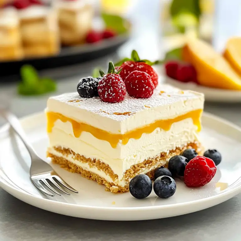 Lemon Icebox Cake Recipe