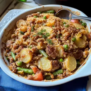 Sausage, Green Bean, and Potato Casserole Recipe
