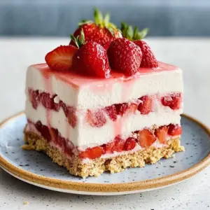 Strawberry Icebox Cake Recipe (No-Bake)