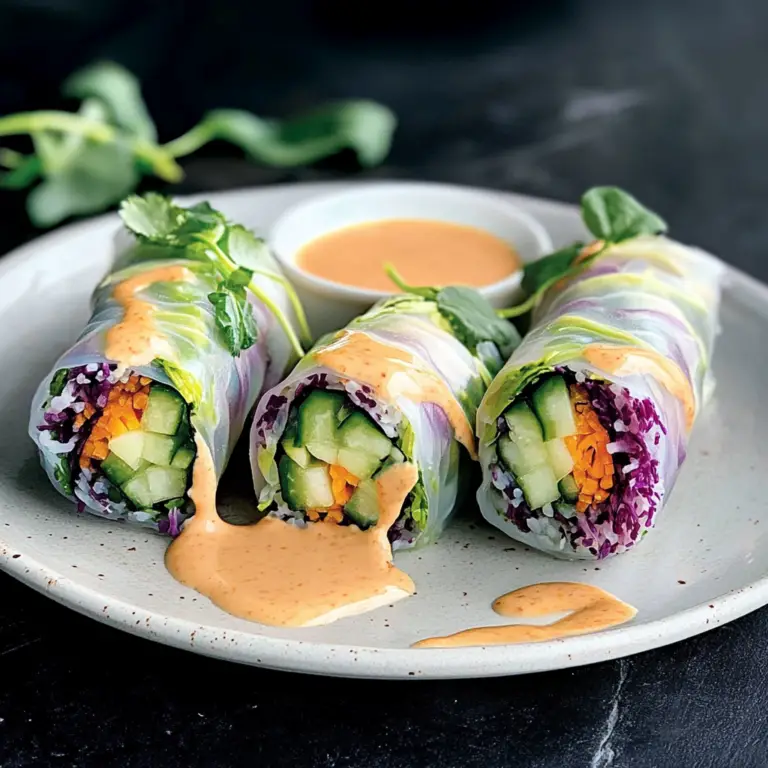 Rainbow Summer Rolls with Peanut Sauce Recipe