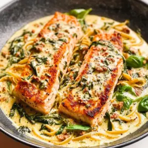 Garlic Tuscan Fish and Pasta