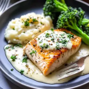 Lemon Garlic Butter Salmon with Mashed Potatoes