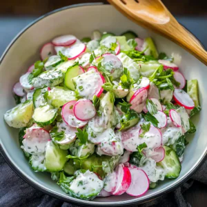 Cucumber Radish Salad Recipe