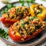 Mediterranean Quinoa Stuffed Peppers Recipe