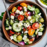 Mediterranean Cucumber Salad with Olives & Feta