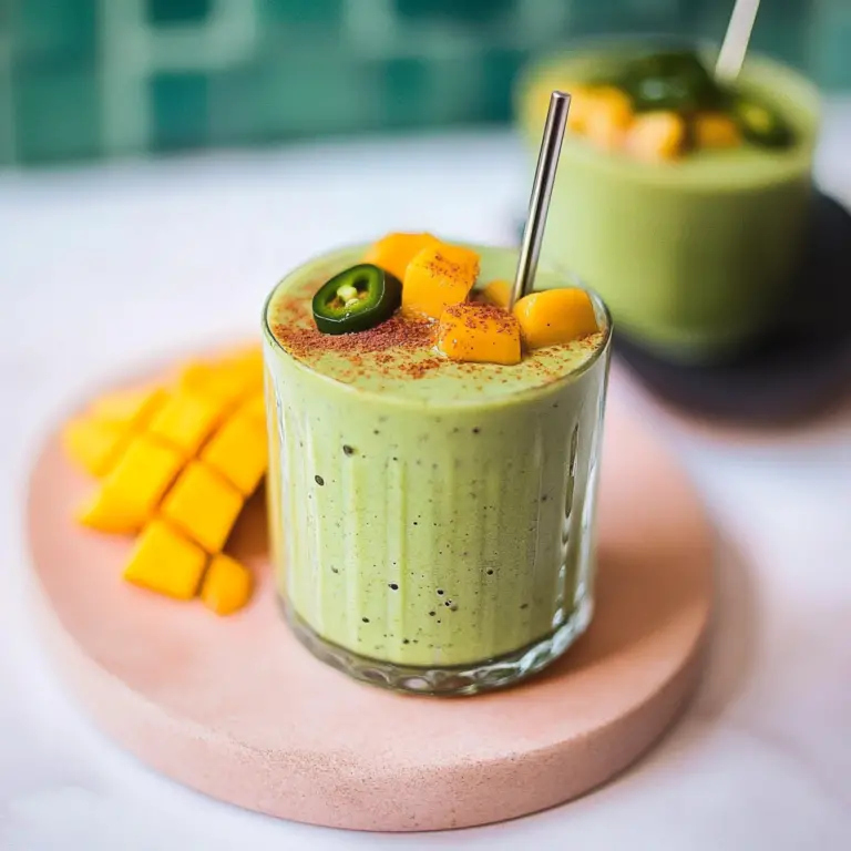Protein-Packed Mango Avocado Smoothie Recipe