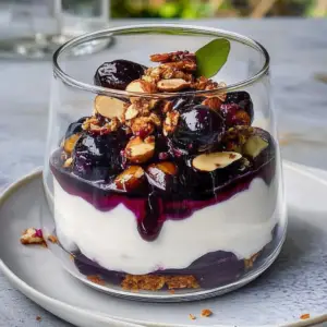Blueberry-and-Mixed Nut Parfait Recipe