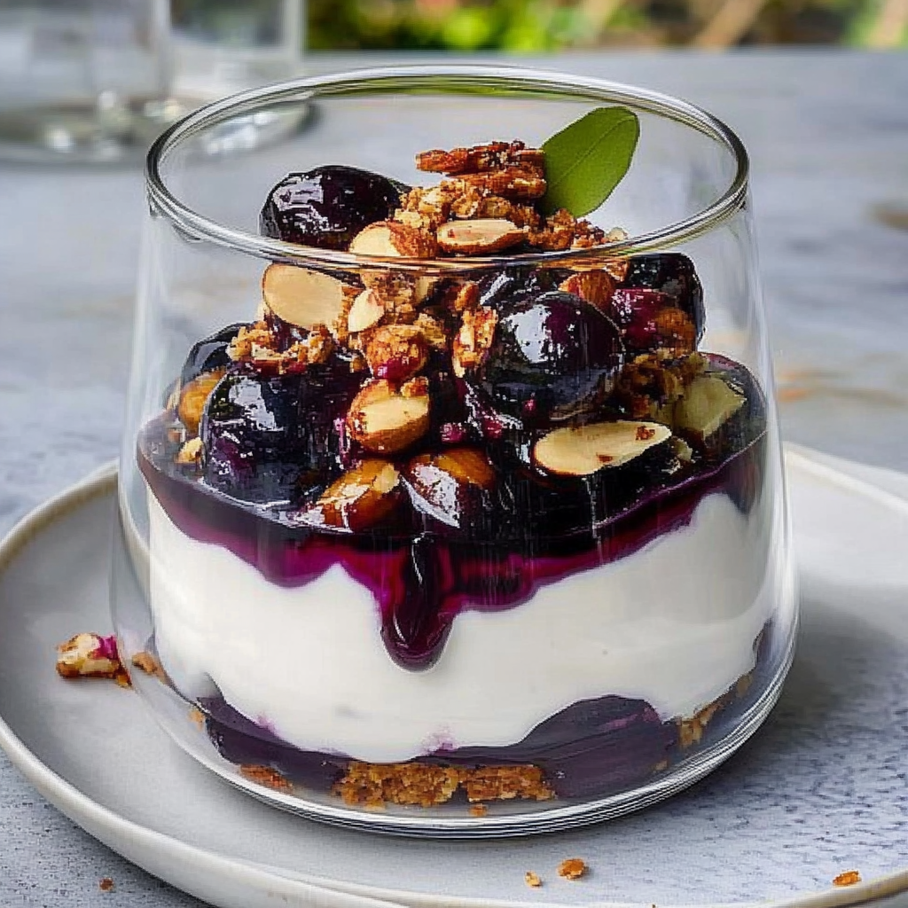 Blueberry-and-Mixed Nut Parfait Recipe