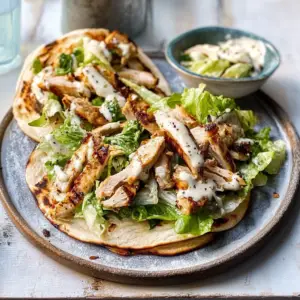 Chicken Caesar Flatbread Recipe