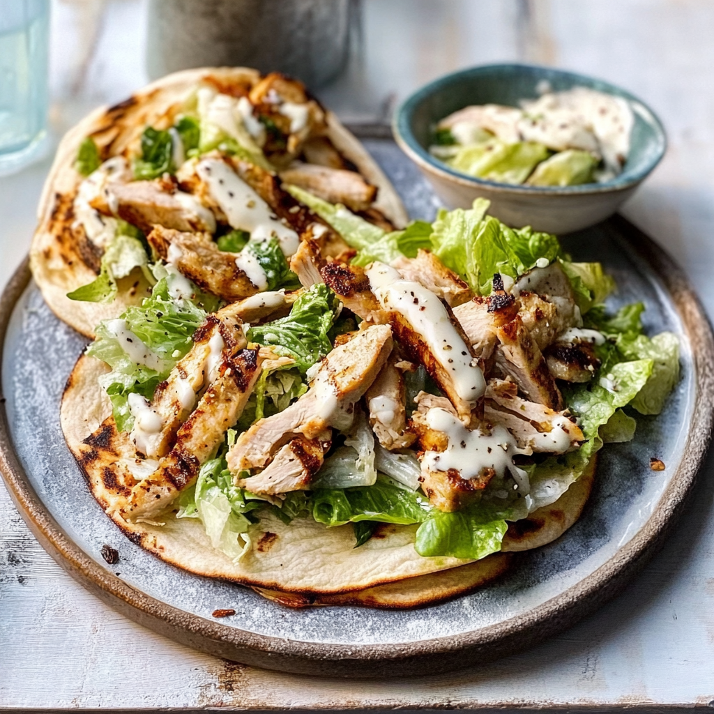  Chicken Caesar Flatbread Recipe 