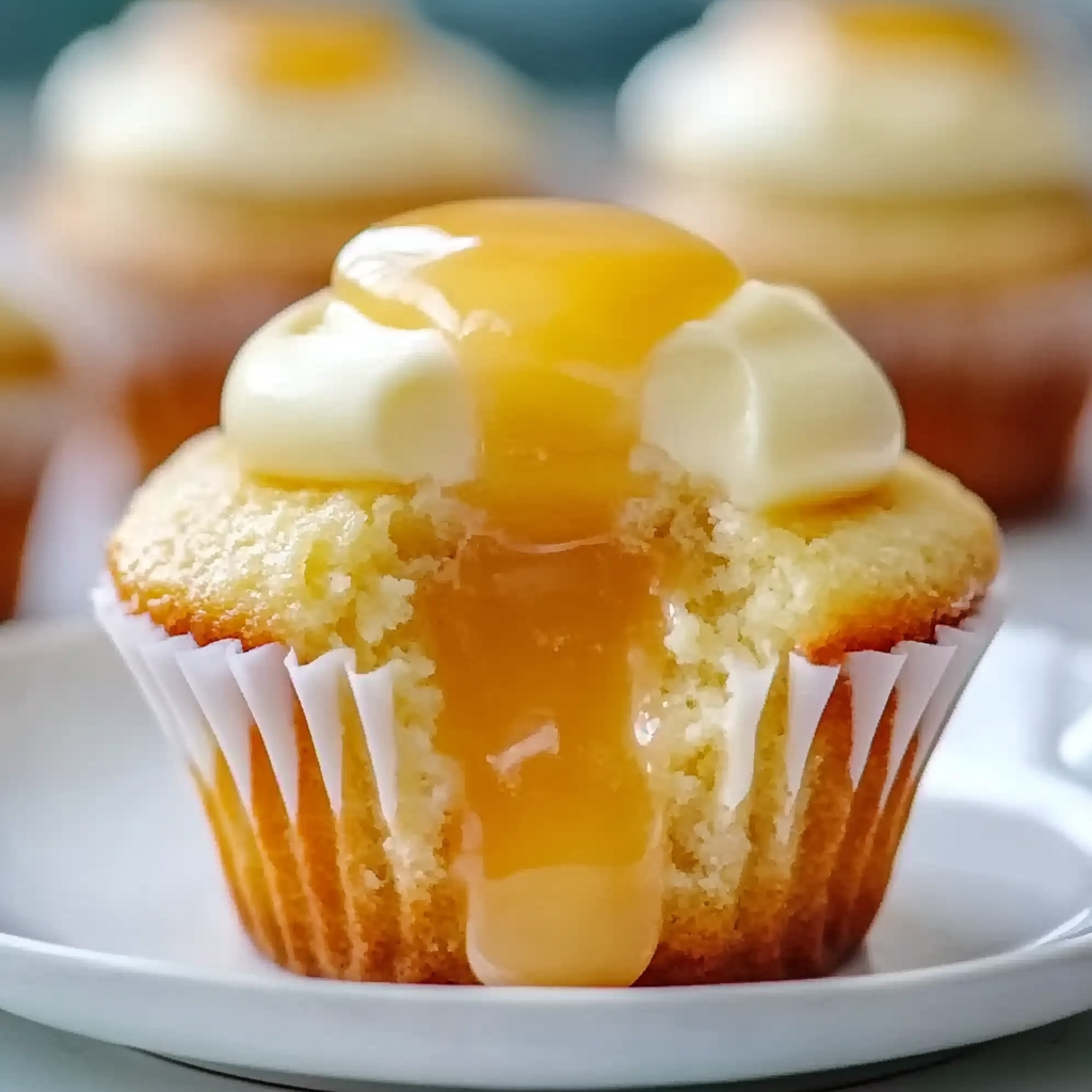 Honey Peach Cream Cheese Cupcakes Recipe