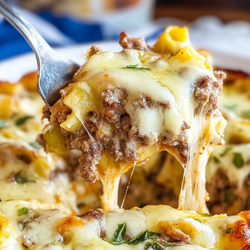 Cheesy Philly Cheesesteak Casserole Recipe