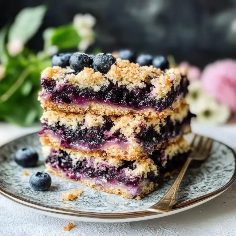 Blueberry Crumble Bars Recipe