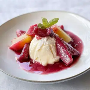 Rhubarb & Ginger Ice Cream Recipe