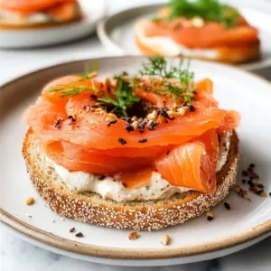 Smoked Salmon Bagel Recipe