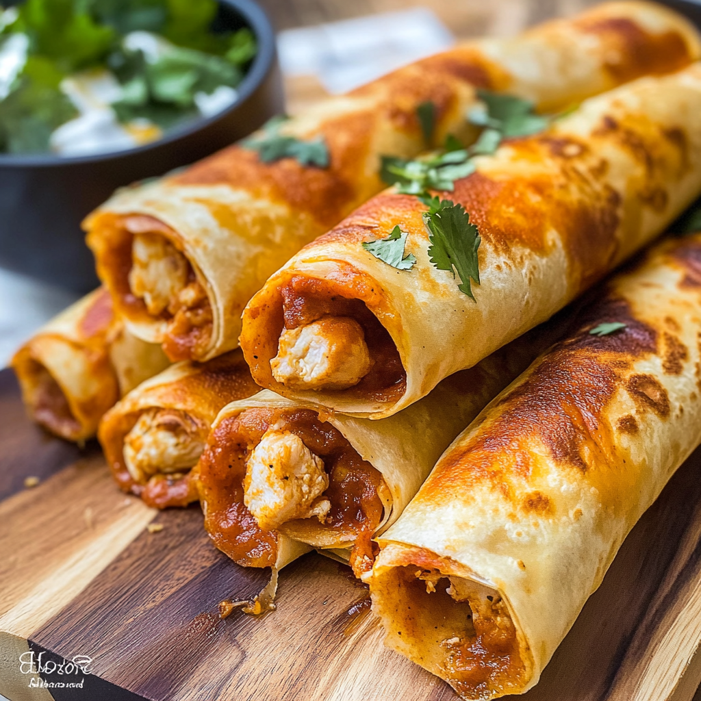 Crispy Chicken Taquitos Recipe