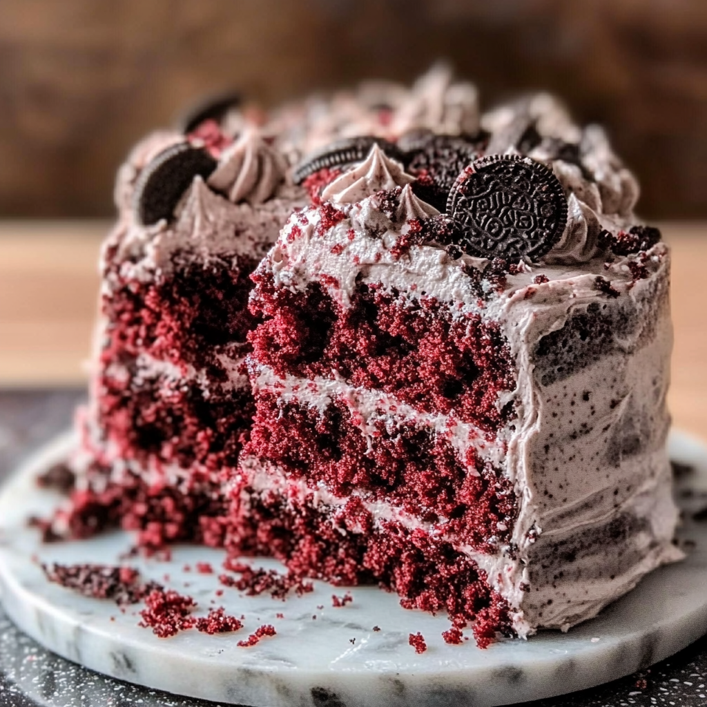 Decadent Red Velvet Oreo Cake Recipe