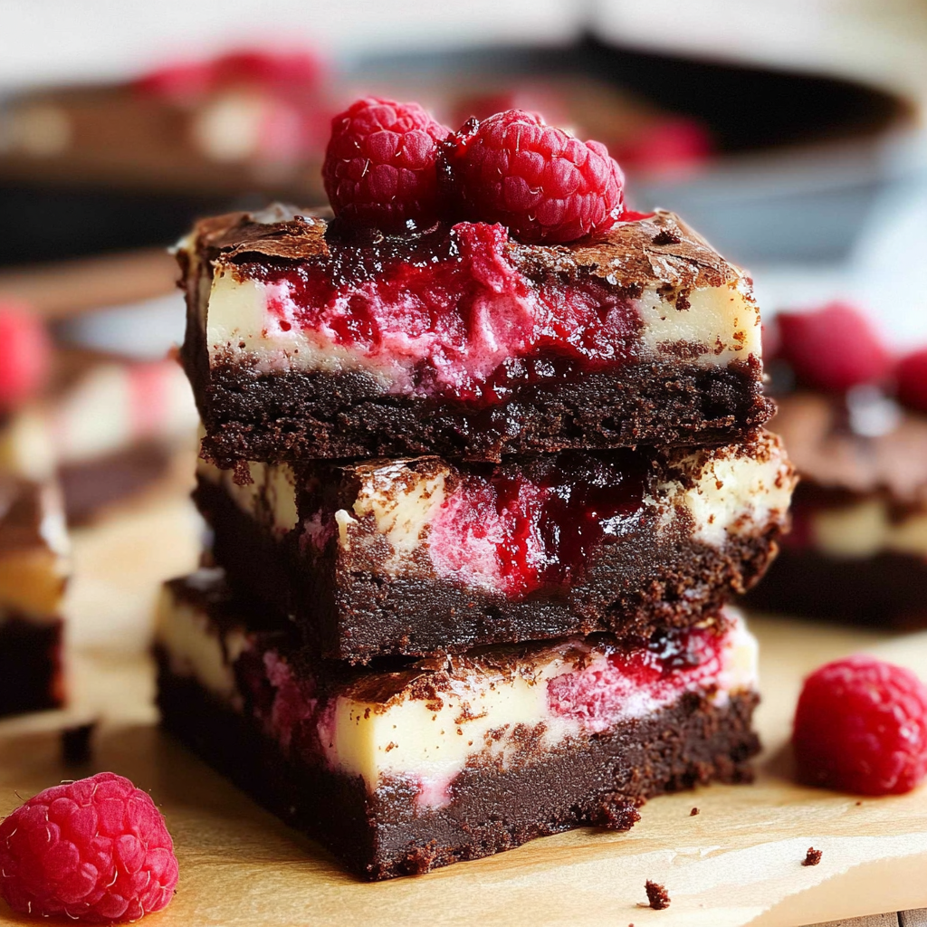 Raspberry Swirl Brownies Recipe