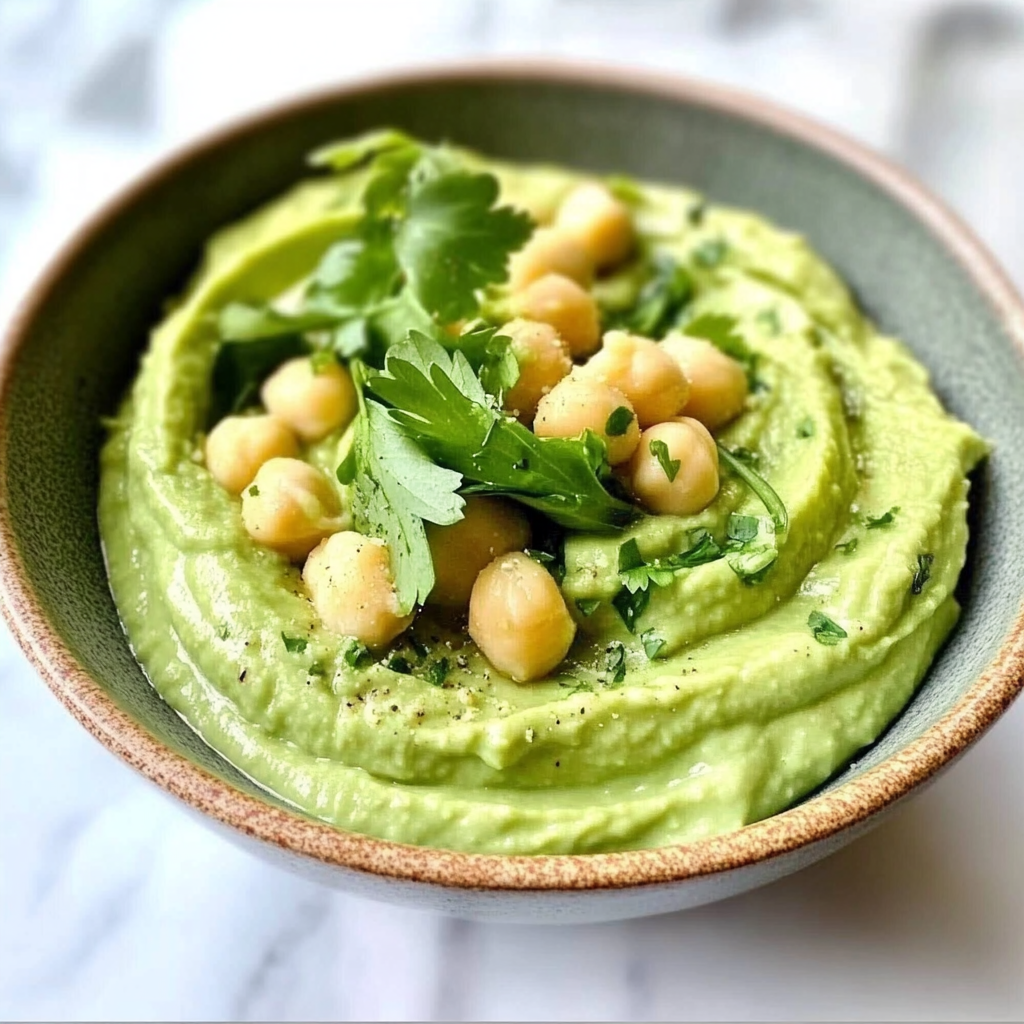 Creamy Avocado Chickpea Dip Recipe