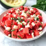 Watermelon Feta Mint Salad Recipe