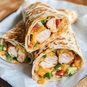 Chipotle Ranch Grilled Chicken Burrito Recipe