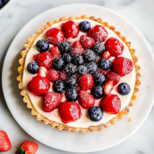 No-Bake 4th of July Fruit Tartlets Recipe