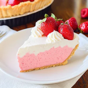 No-Bake 4th of July Jello Cream Pie
