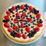 Red, White, and Blue Fruit Pizza Recipe