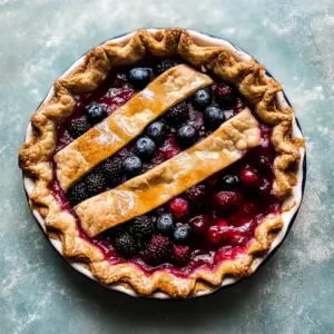 Berry Flag Pie
