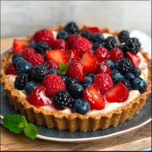 4th of July Fruit Tart Recipe