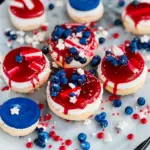 Red, White, and Blue Mini Oreo Pies Recipe