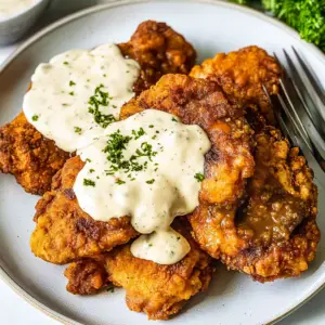 Country Fried Chicken with Creamy Gravy Recipe