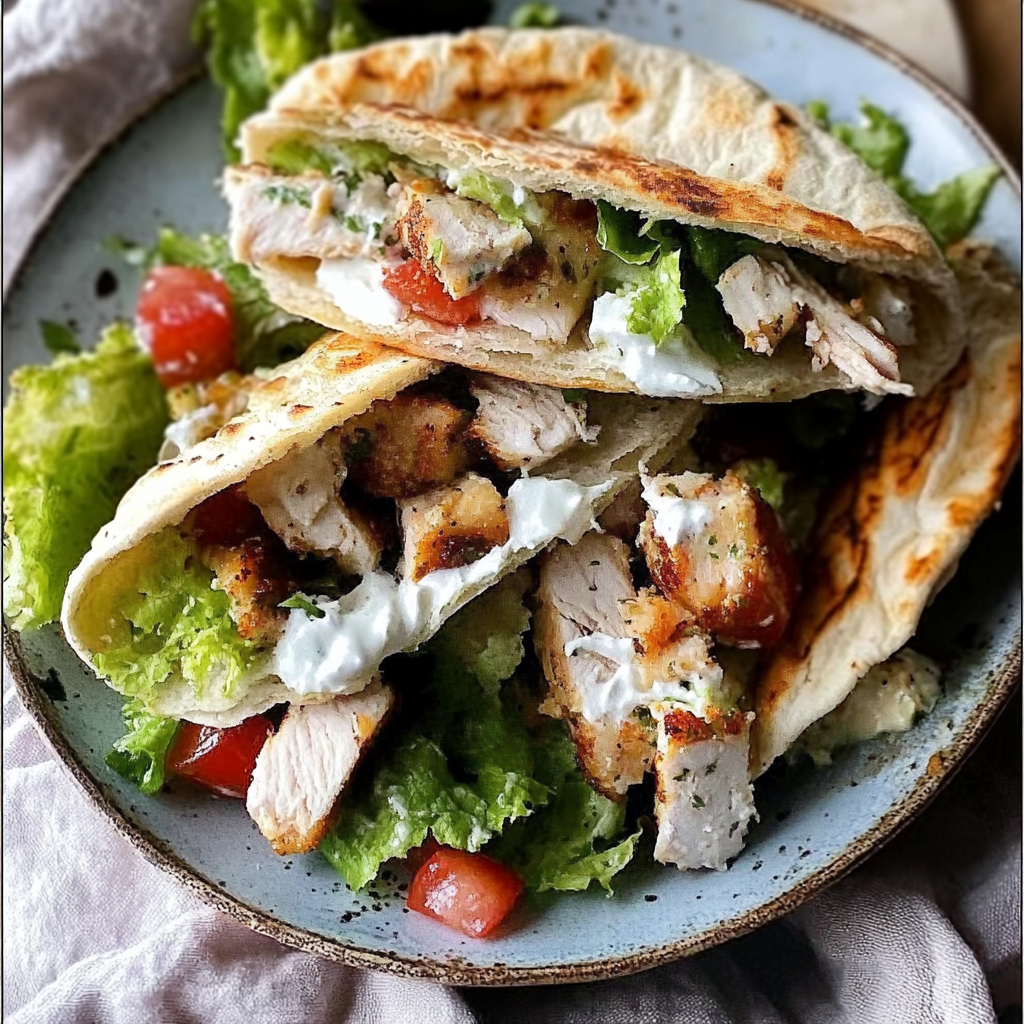 Chicken Salad Pita Pockets Recipe