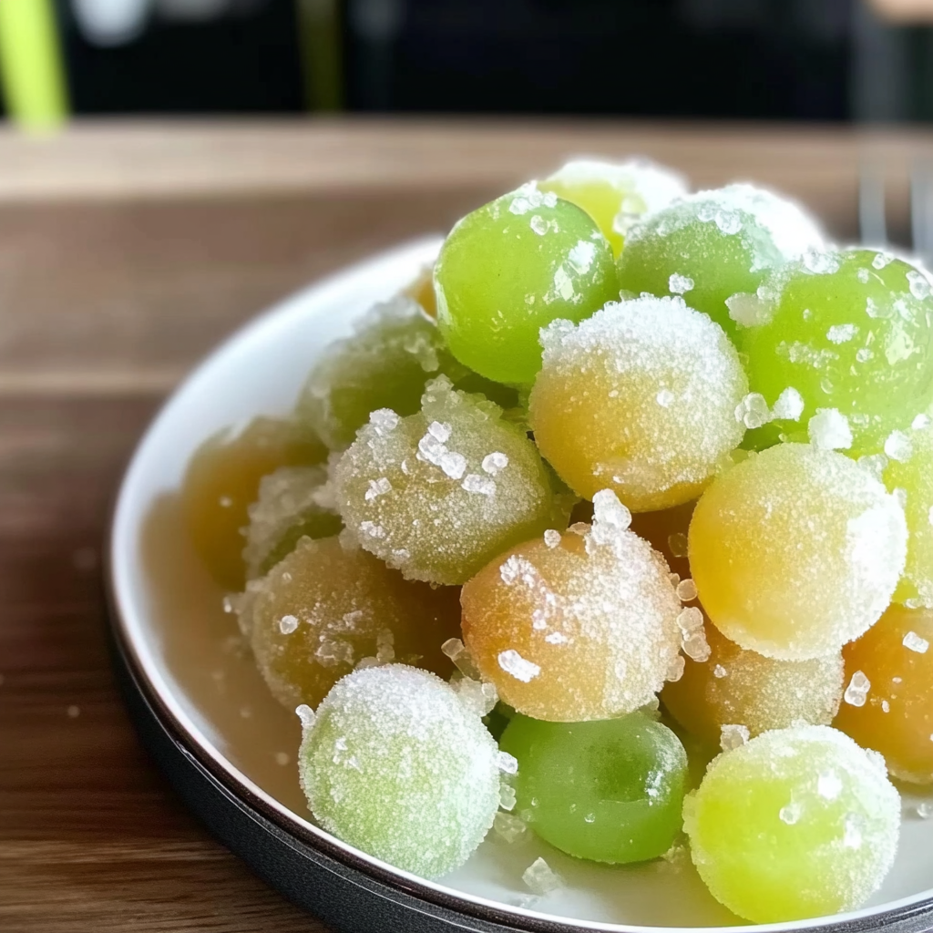 Sour Candy Frozen Grapes Recipe