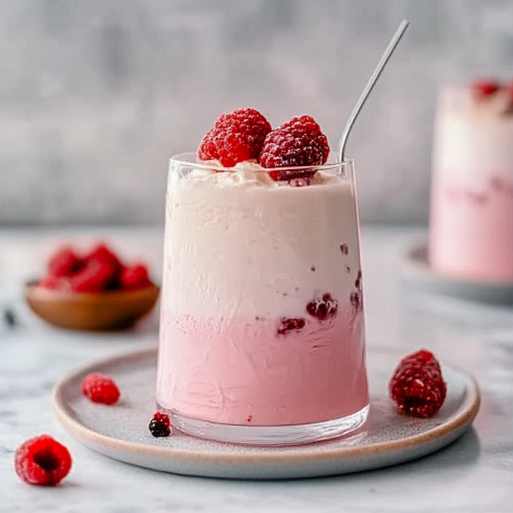 Vanilla Raspberry Iced Latte Recipe