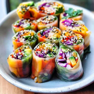 Rainbow Veggie Rolls
