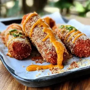 Homemade Vegetarian Corn Dogs